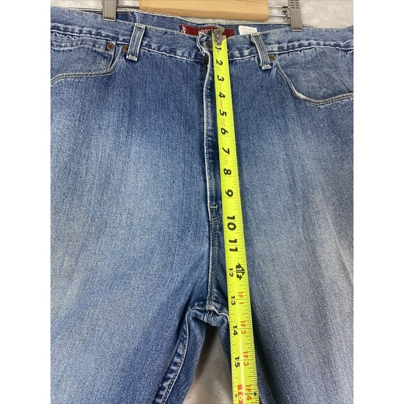 Vintage Levis 557 Jeans Men 38x32 (37X32) Cowboy Denim Relaxed Boot Fit Y2K 2001 - Picture 9 of 14